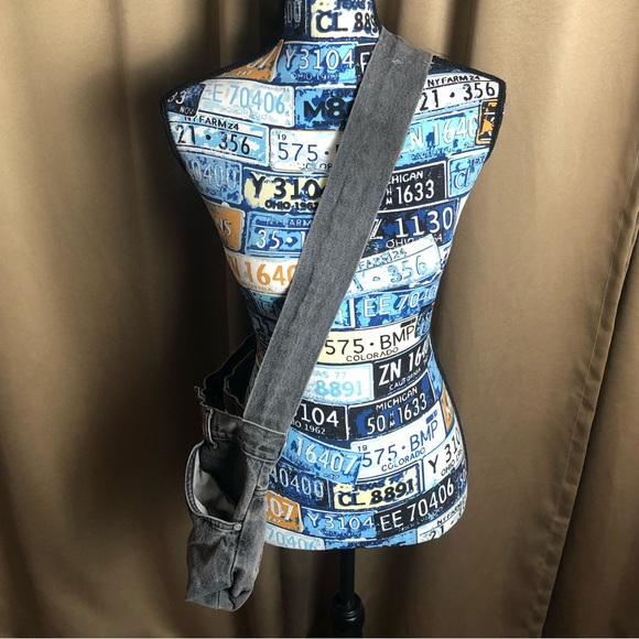 Canteen Levi Denim Crossbody Purse - Picture 3 of 11